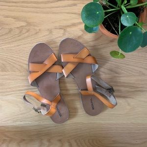 Brown sandals (looks like Madewell)